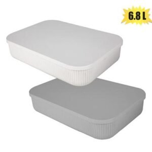 Storage box shell design with 6,8l