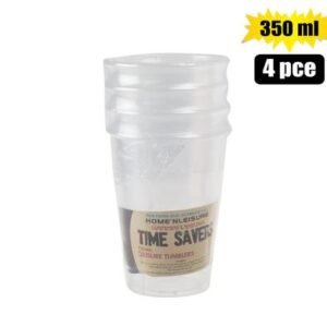 Tumblers pl 4pc 350ml polyprop