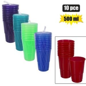 Tumblers pl 10pc 500ml milla