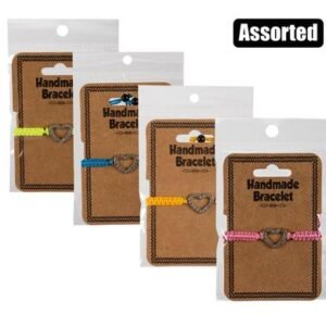 Jewellery bracelet w/heart asstd