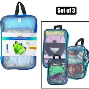Travel bag luggage organisers 3pce