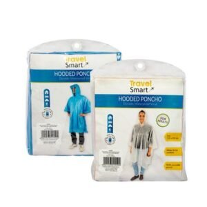 Raincoat poncho 132x203cm w/hood vynil