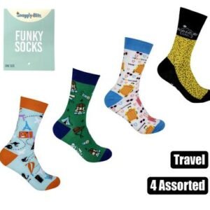 Socks unisex travel design