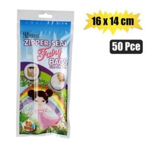 Disposable bag ziper-kids 50pc 16x14cm