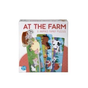 Puzzle jigsaw at the farm 16pc 8 asstd