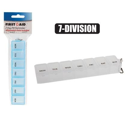 Pill-reminder 7-divisions