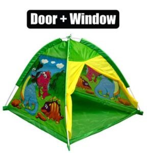 Play-tent pop-up dinosaur