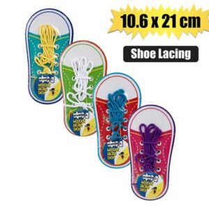 Edu wood lacing shoe 10.6x21cm
