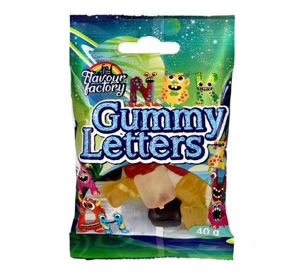 Sweet gummy ff alphabets 40g (t)