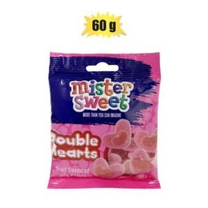 Sweet gummy ms double hearts 60g (th)