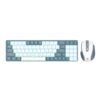 Redragon BS8772 Wireless Keyboard and Mouse Combo - Grey/White
